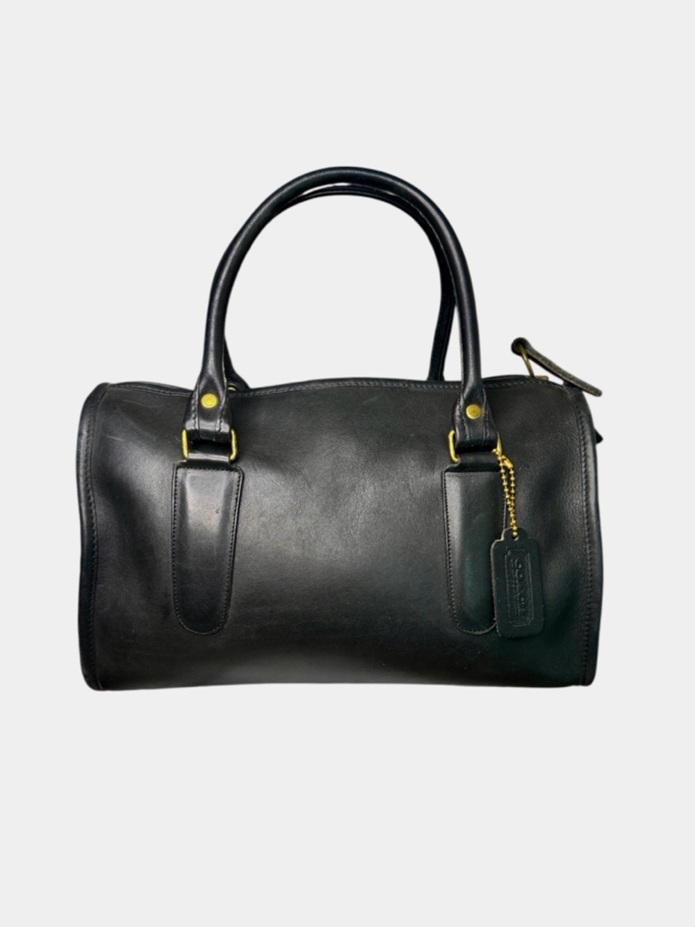 Ultra Rare Coach Small Black Madison Satchel - NYC 1986 - Irregular